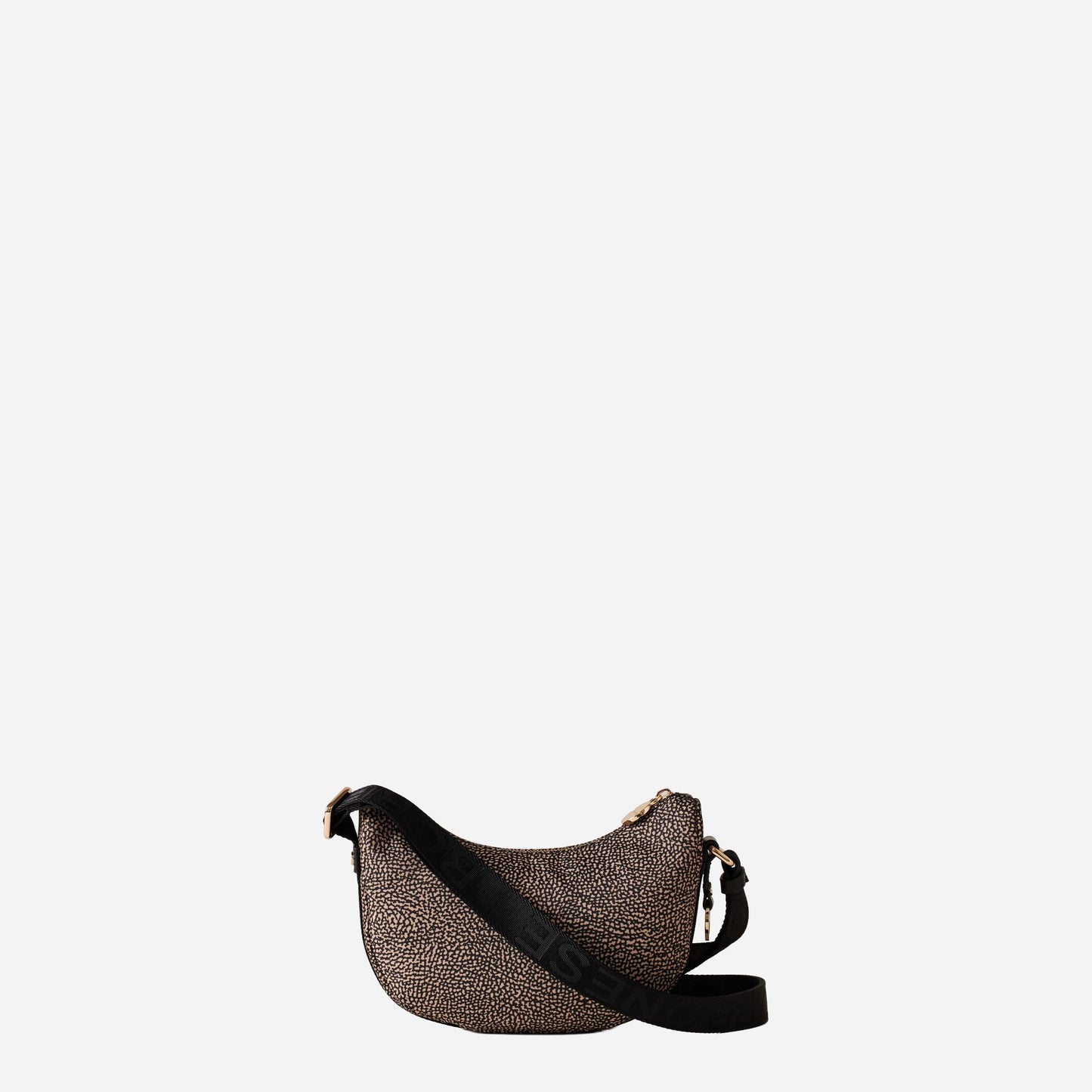 borbonese ECO LINE LUNA BAG MINI OP NATURALE/NERO 