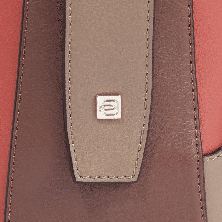 PIQUADRO Zaino donna porta pc e porta iPad® arancio/marrone 