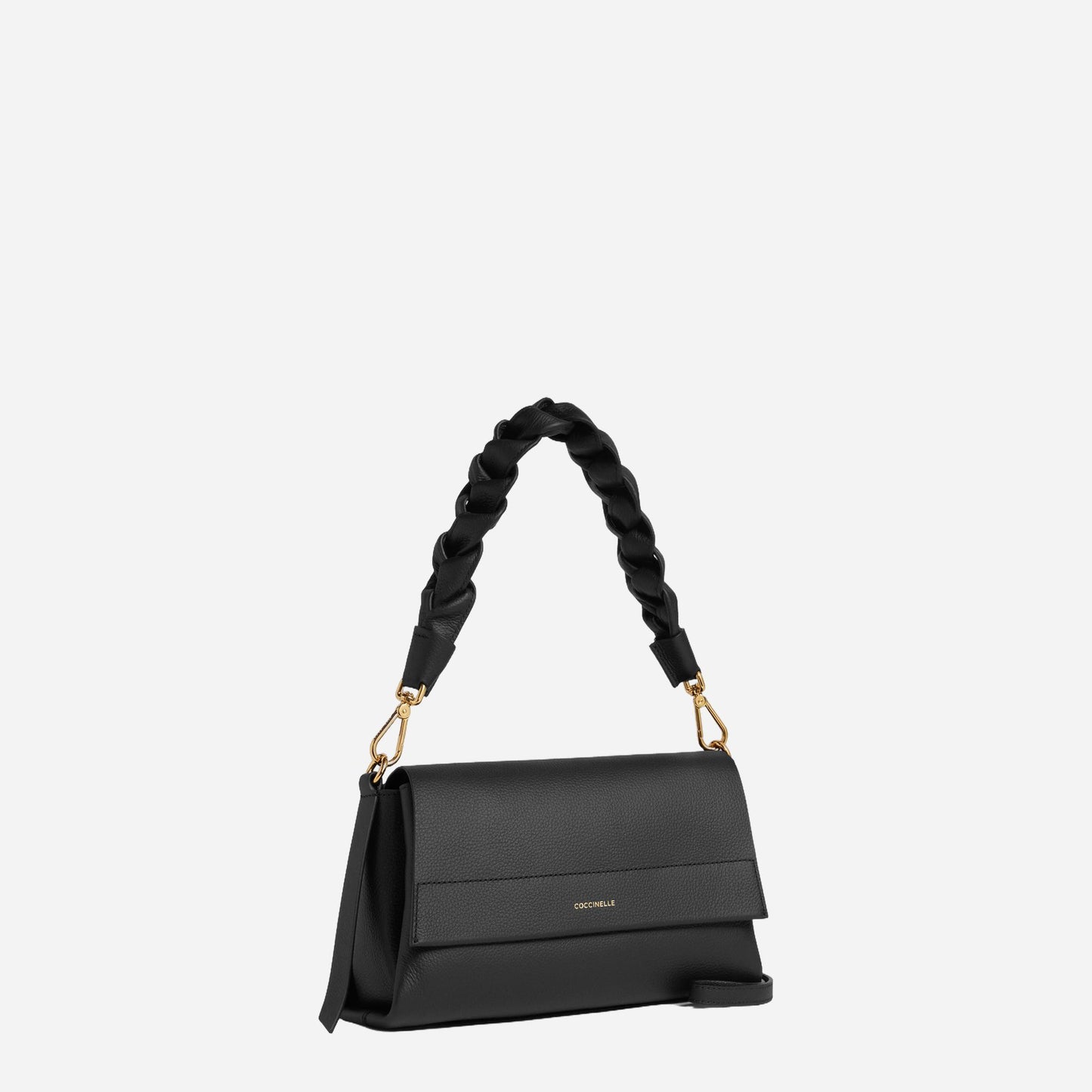 coccinelle Boheme Small NOIR/COGNAC 