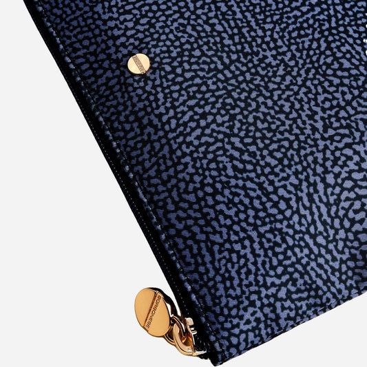 borbonese BUSTA PORTADOCUMENTI Blu lapis 