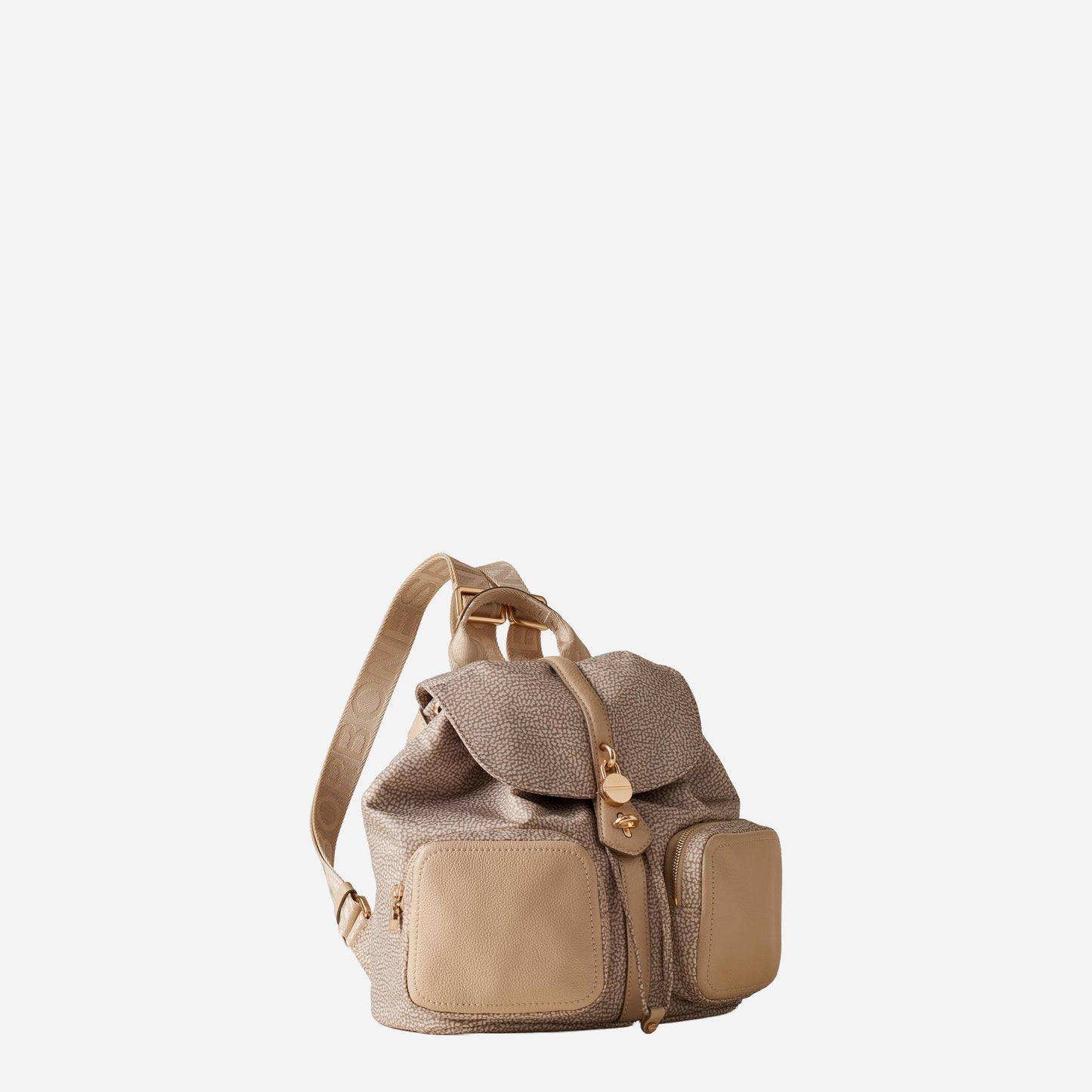 borbonese GEMINI ZAINO MEDIUM Sabbia 