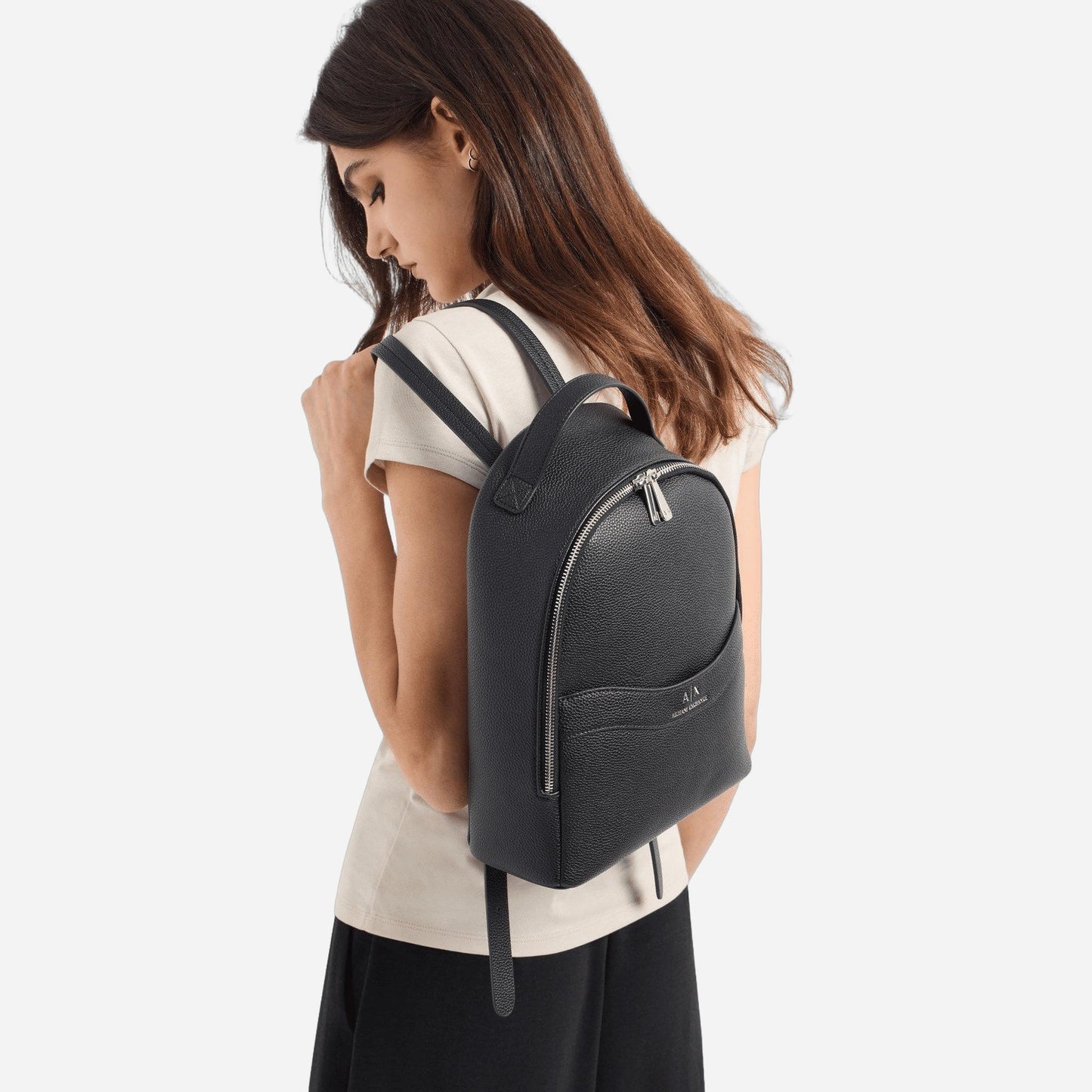 ARMANI EXCHANGE Borsa media a spalla BLACK 