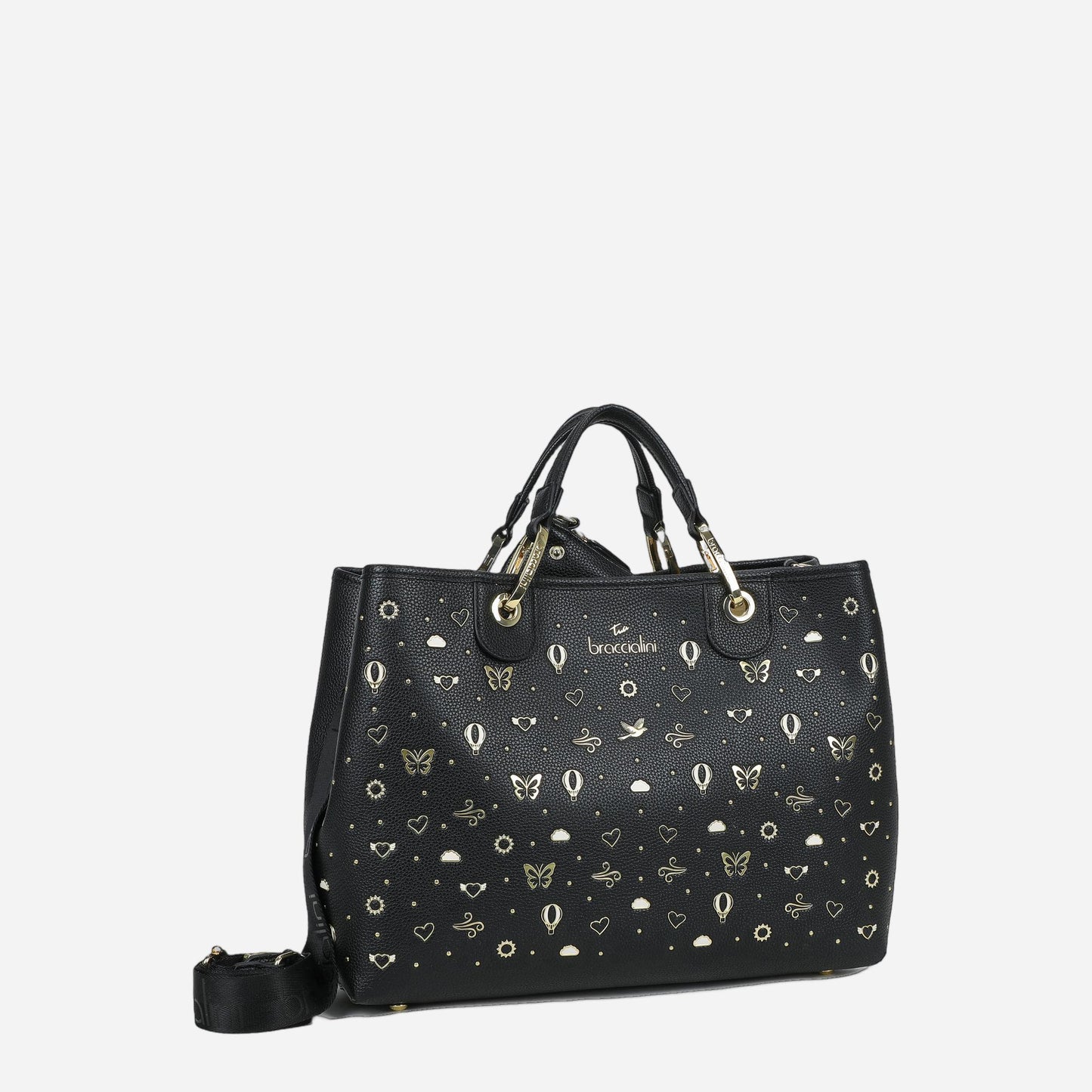 Braccialini Beth Strass Nero 