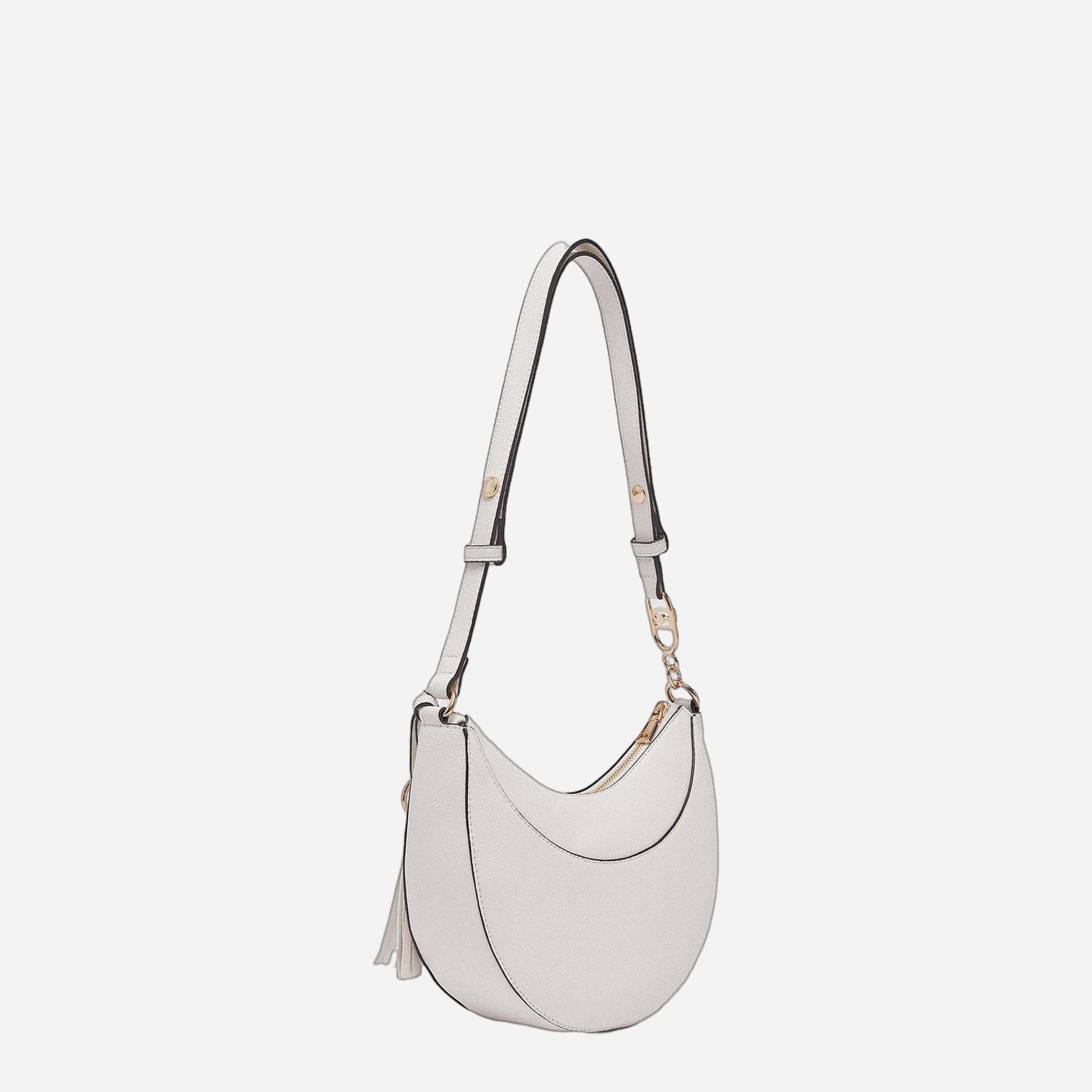 LIU JO Borsa hobo media con charm CREAM 