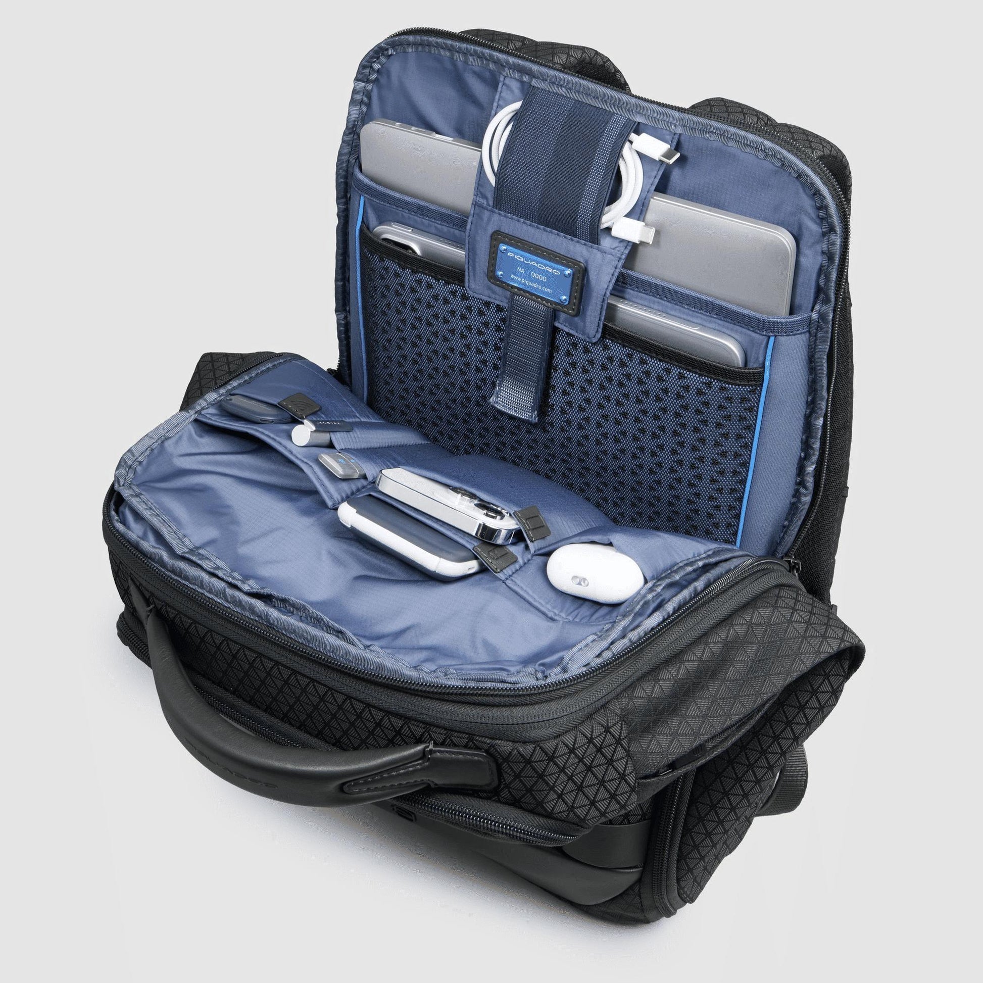 PIQUADRO Zaino da viaggio modulare porta pc e iPad® Verde 