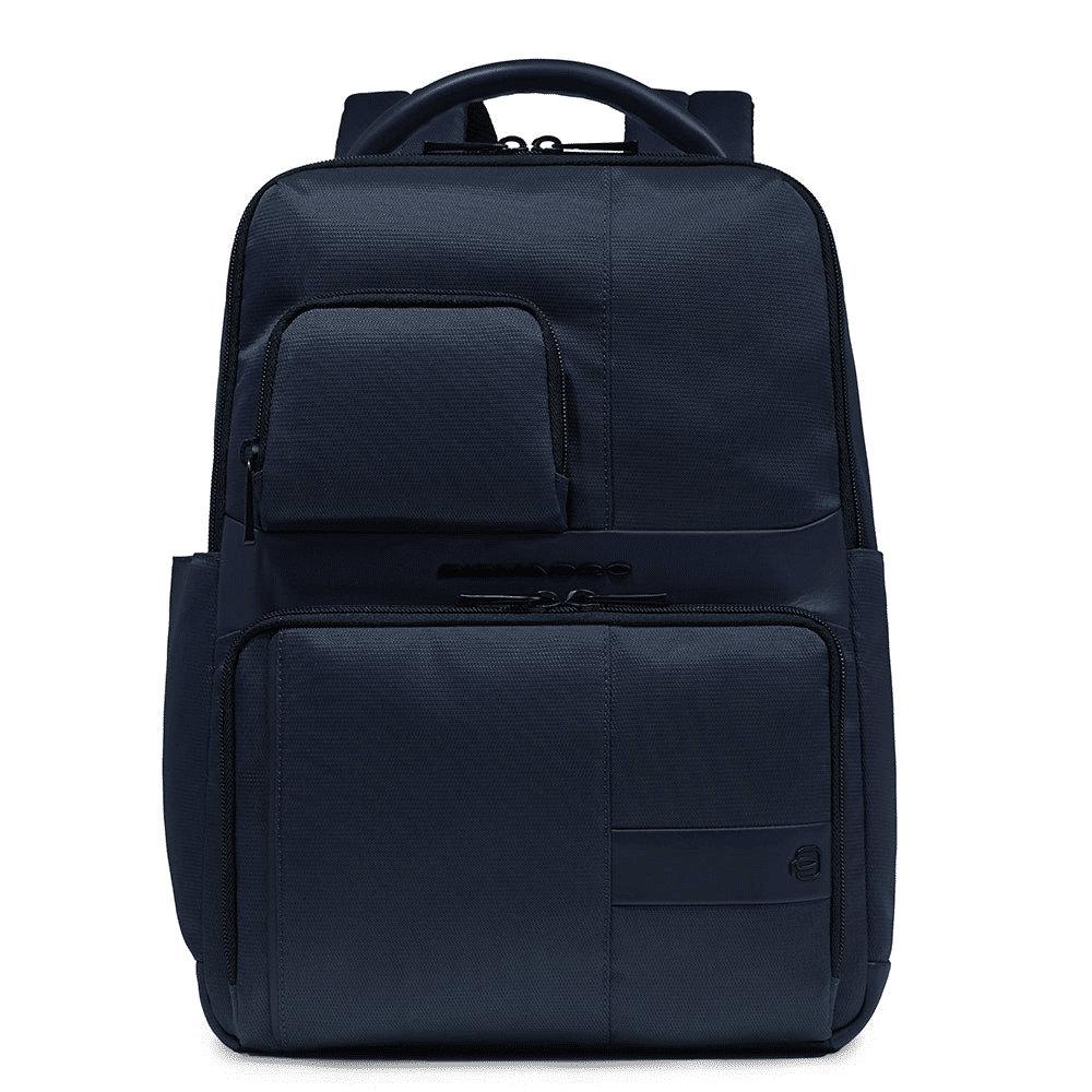 PIQUADRO Zaino uomo porta pc e porta iPad® con tasca Blu 