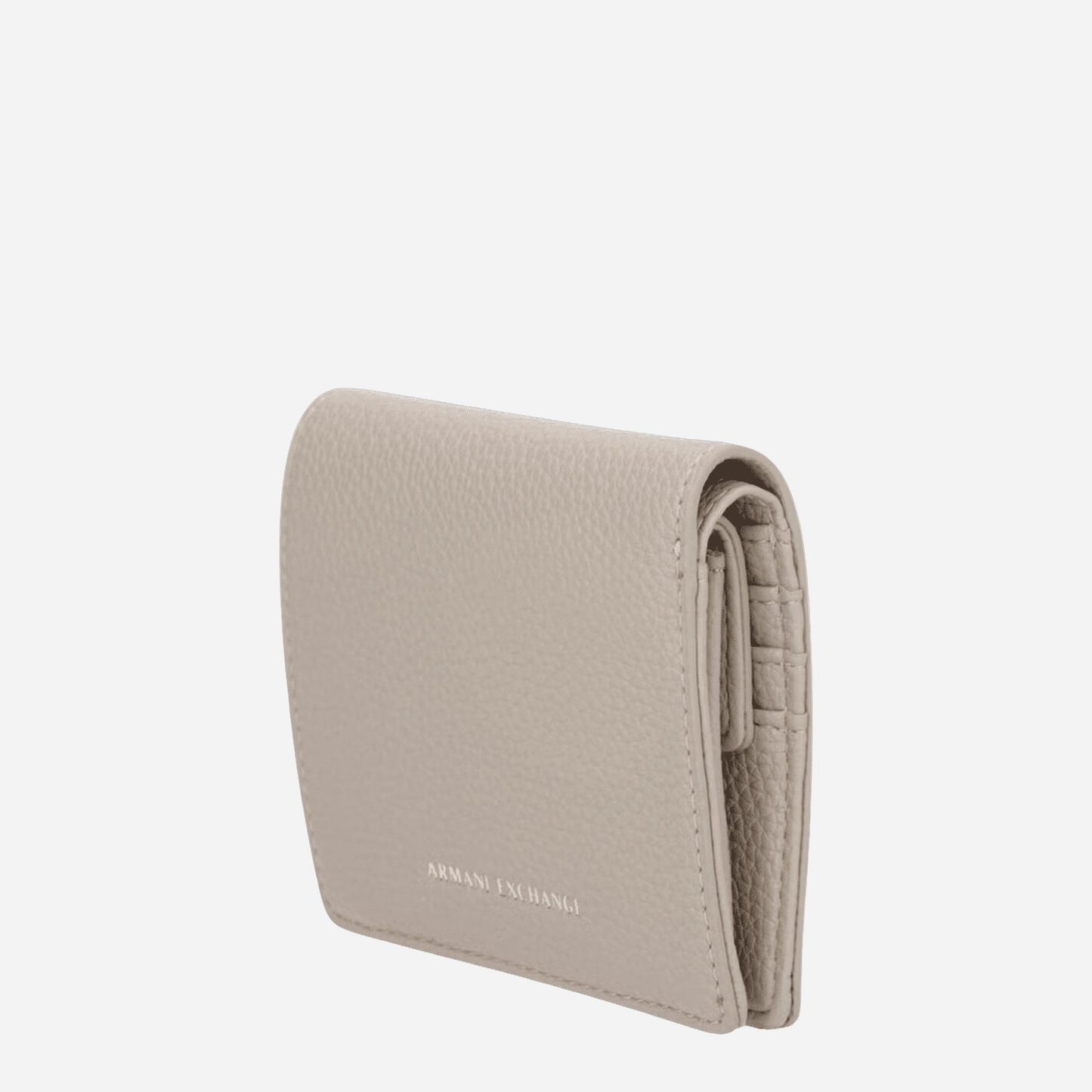 ARMANI EXCHANGE Portafoglio bifold texture liscia SAND 