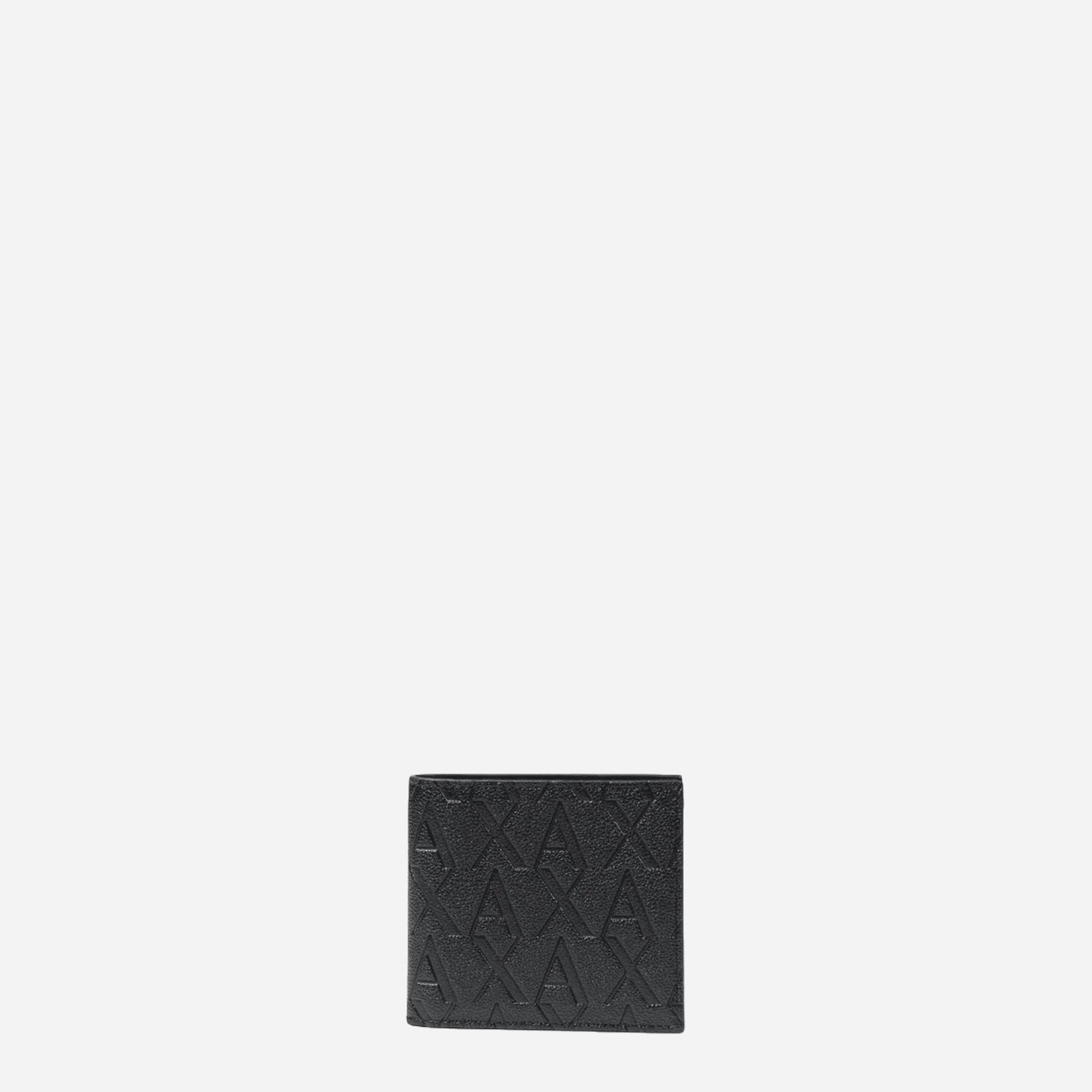 ARMANI EXCHANGE Portafoglio uomo sintetico BLACK 