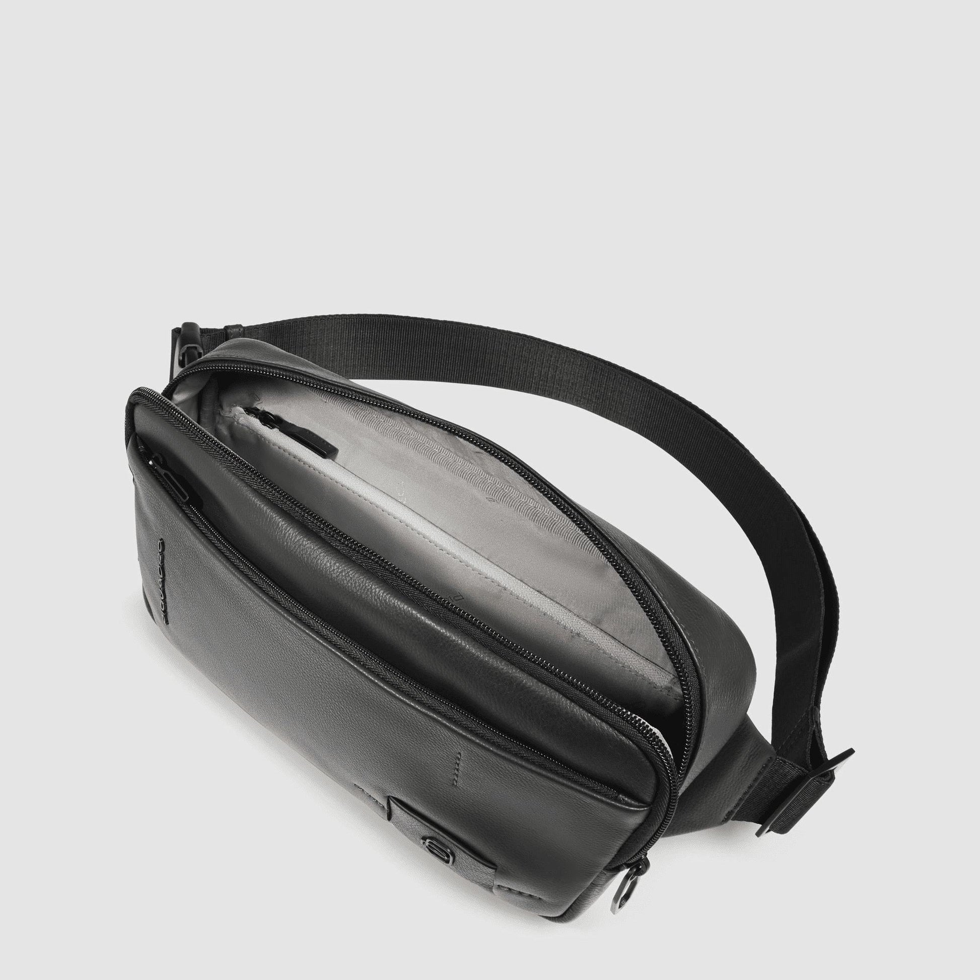 PIQUADRO Marsupio uomo in pelle Nero 