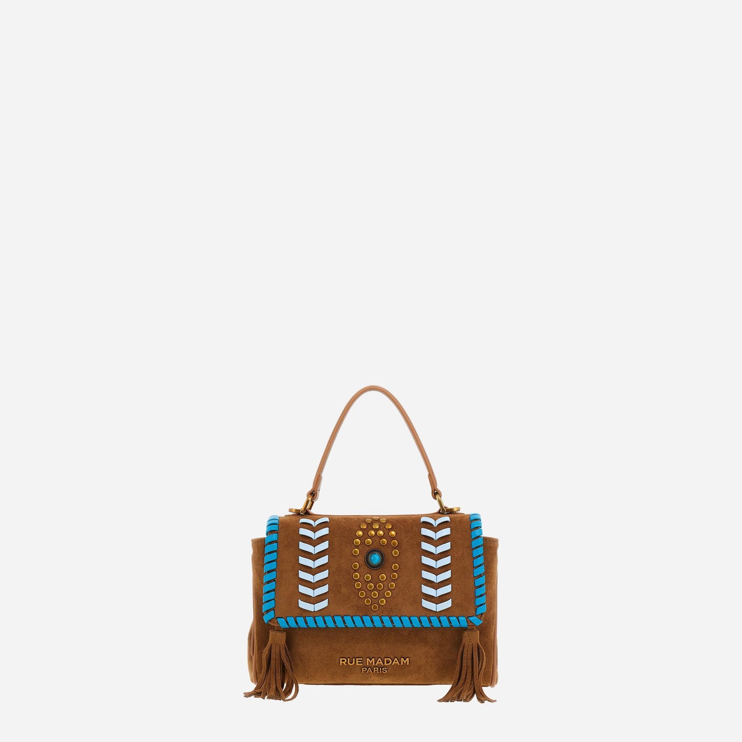 RUE MADAM LES JOURS XS ETNIC SUEDE COGNAC 