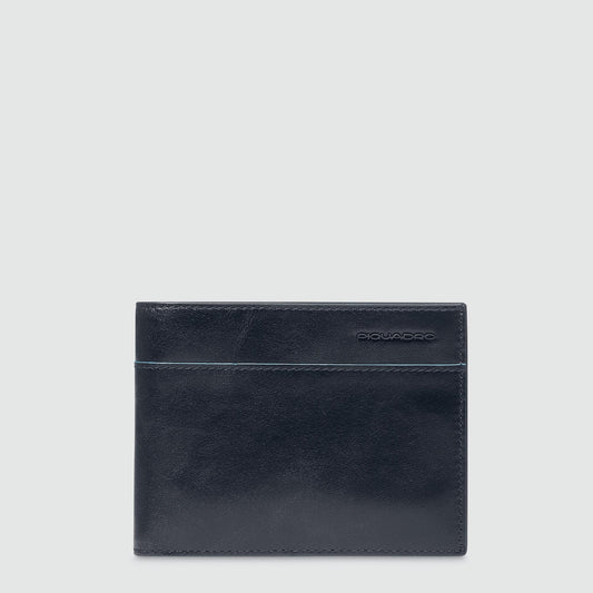 PIQUADRO Portafoglio uomo pelle,12 porta carte di credito Blu 
