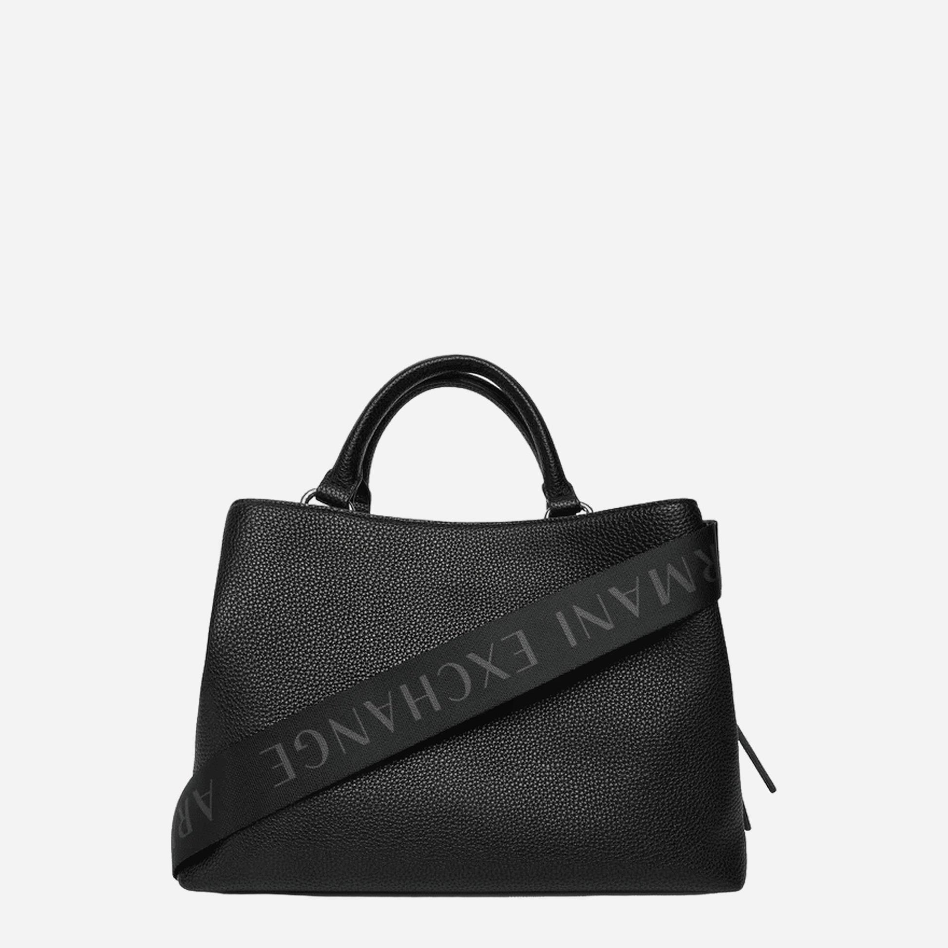 ARMANI EXCHANGE Borsa a mano media BLACK 