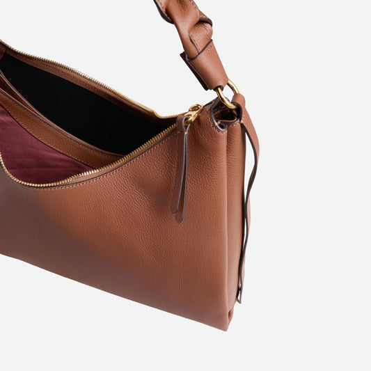 coccinelle Boheme Medium COGNAC/NOIR 