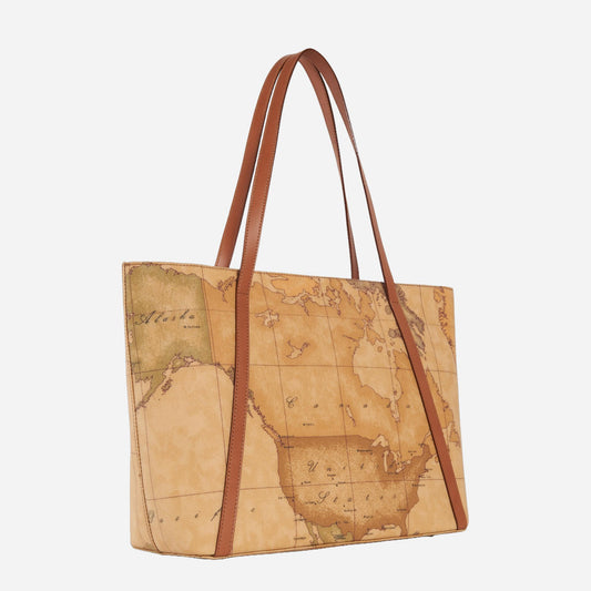 ALVIERO MARTINI Geo Classic Shopping bag con borchiette grande Geo Classic 