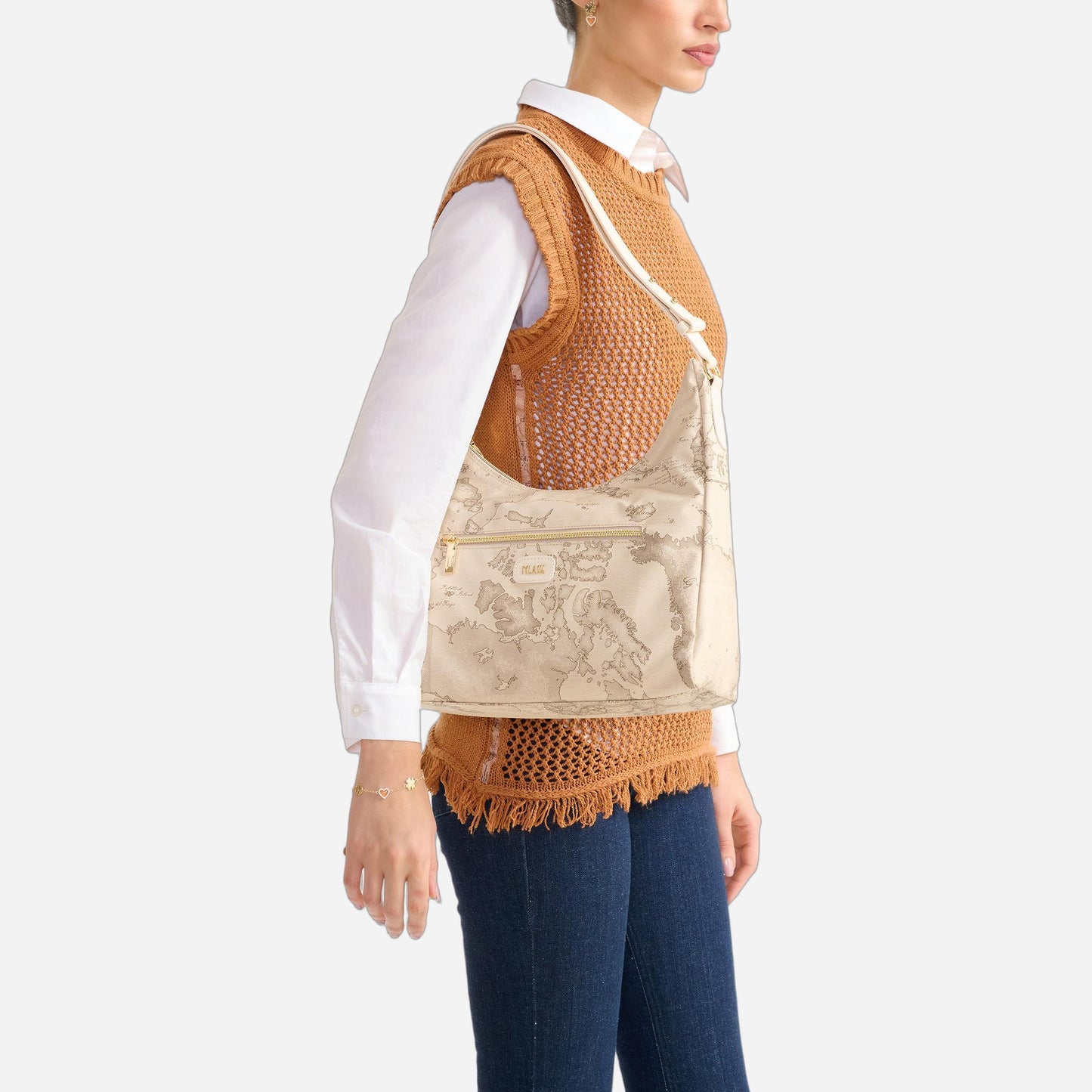 ALVIERO MARTINI Sottospalla Hobo RAFIA 