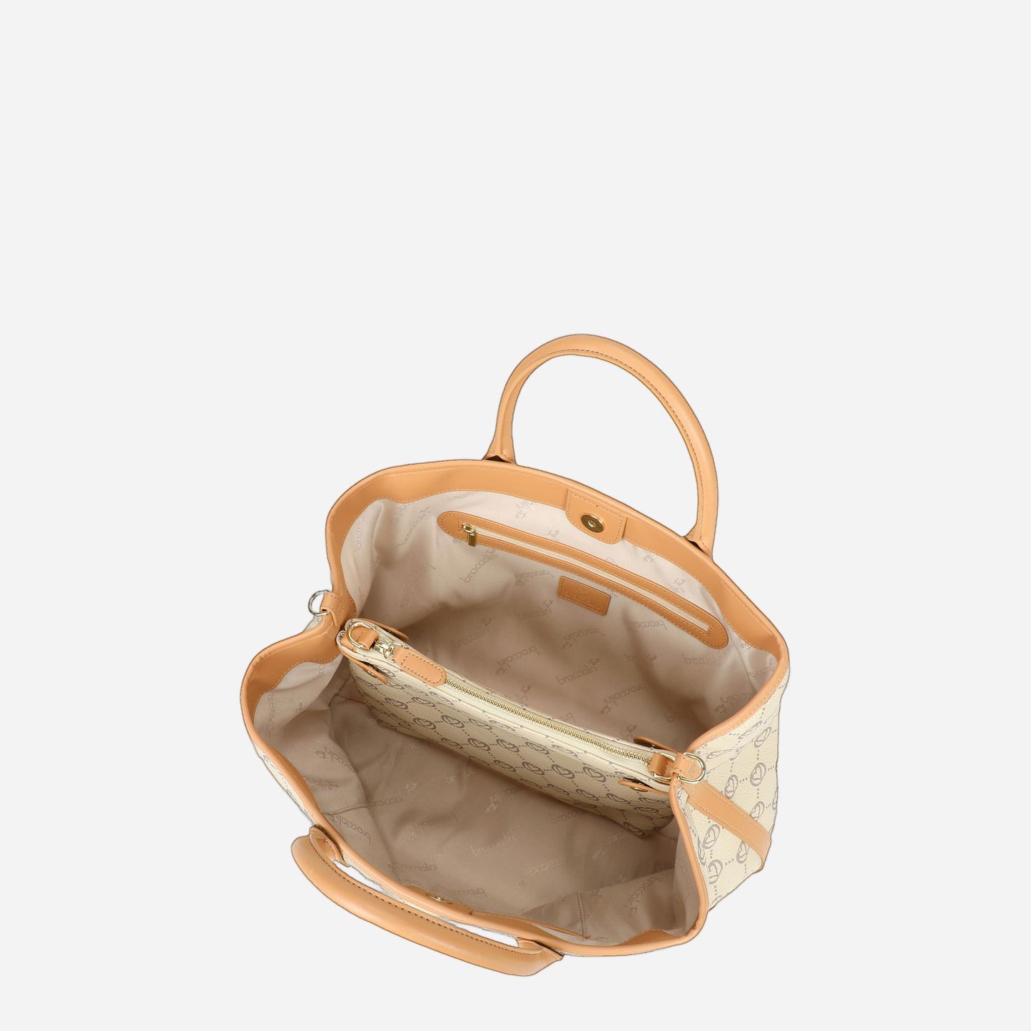 Braccialini Monogram Beige 