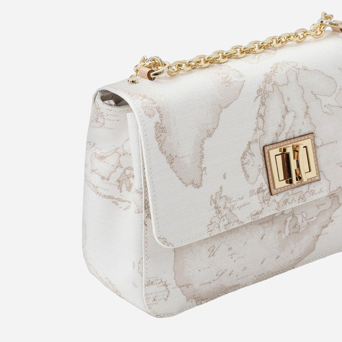 ALVIERO MARTINI Geo White tracolla con patta Geo White 