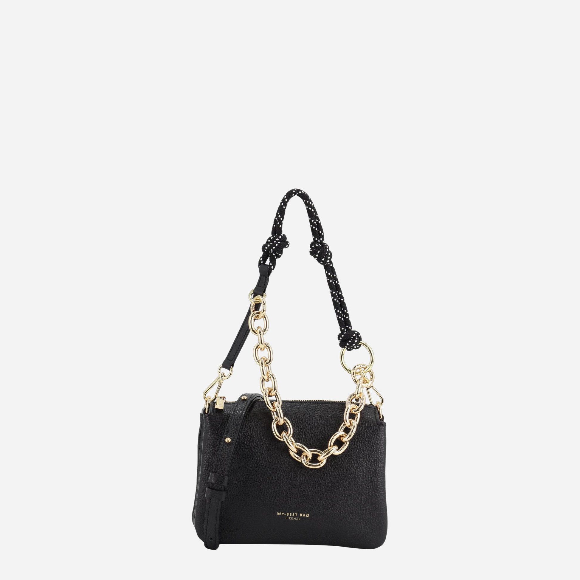 MY BEST BAG REFLEX SMALL PELLE DOLLARO Nero 