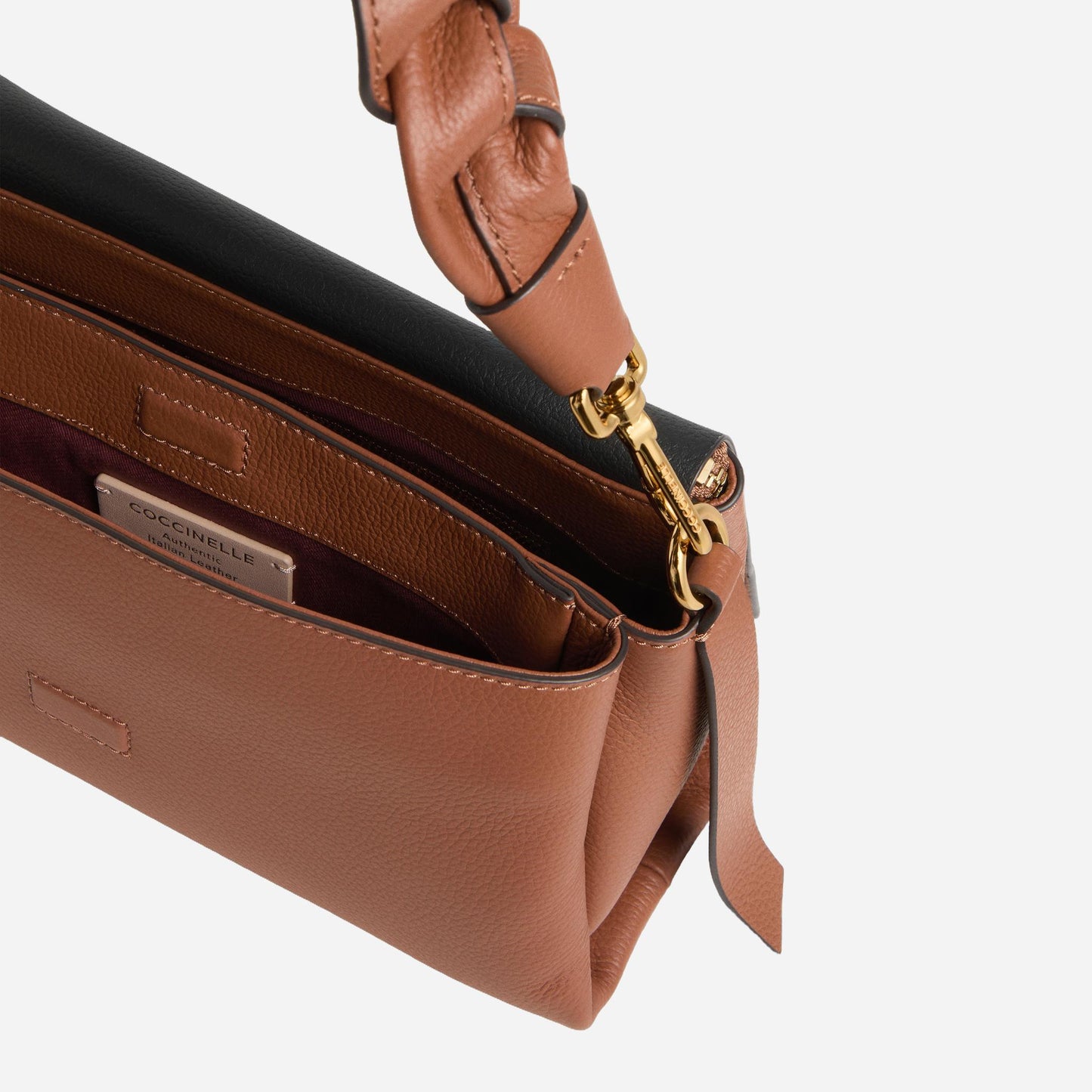 coccinelle Boheme Small COGNAC/NOIR 