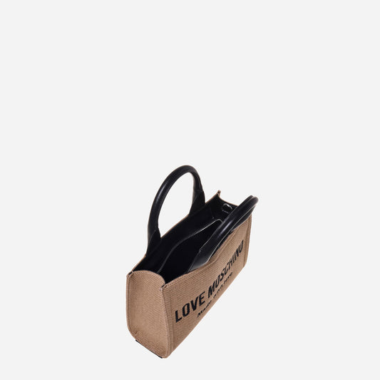 Love Moschino Moschino borsa a mano Nero/oro 