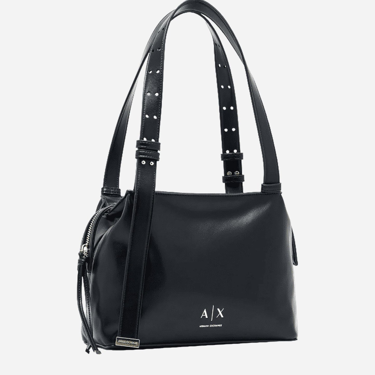 ARMANI EXCHANGE Borsa a spalla ecopelle BLACK 