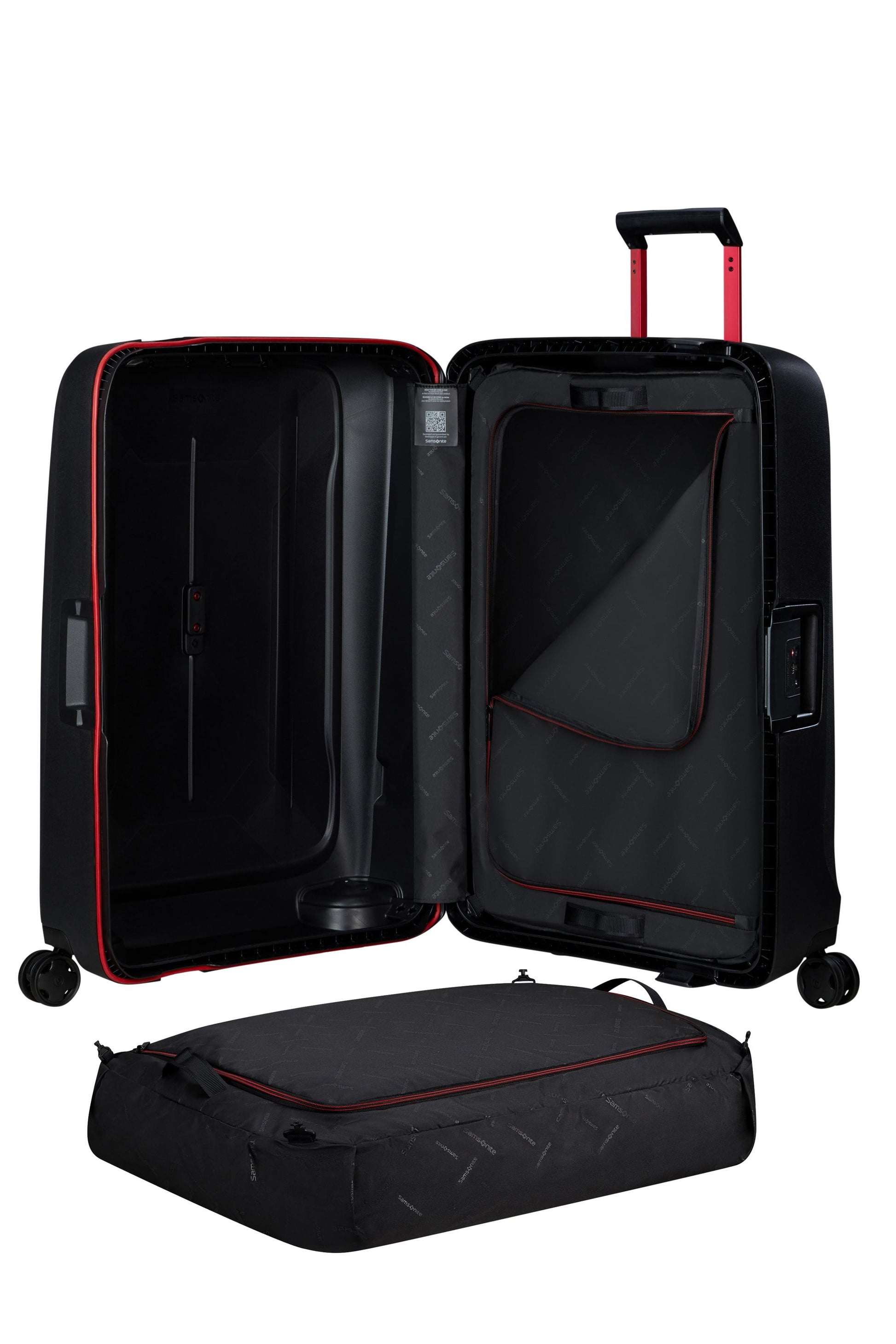 Samsonite ESSENS Trolley Grande CHARCOAL/RED 