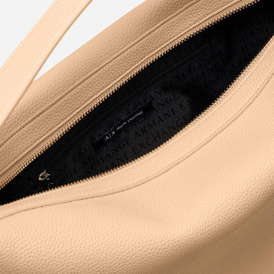ARMANI EXCHANGE Borsa hobo a spalla media CANDIED GINGER 