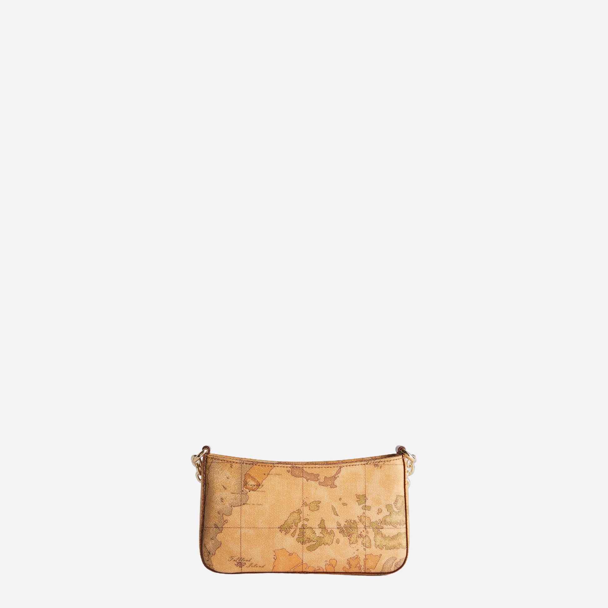 ALVIERO MARTINI Pochette con tracolla in tessuto Geo Classic Naturale Geo Classic 