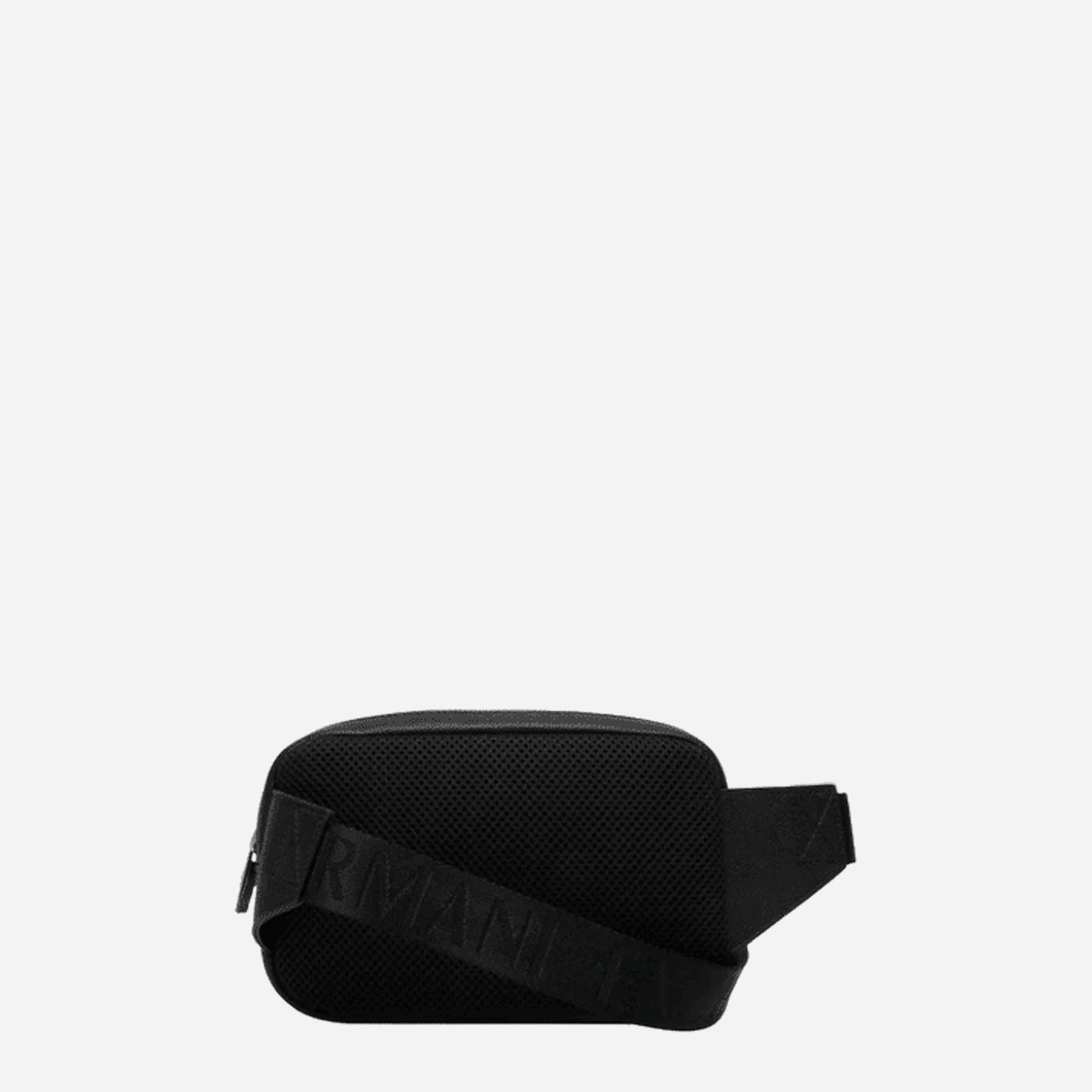 ARMANI EXCHANGE Marsupio zip resistente BLACK 