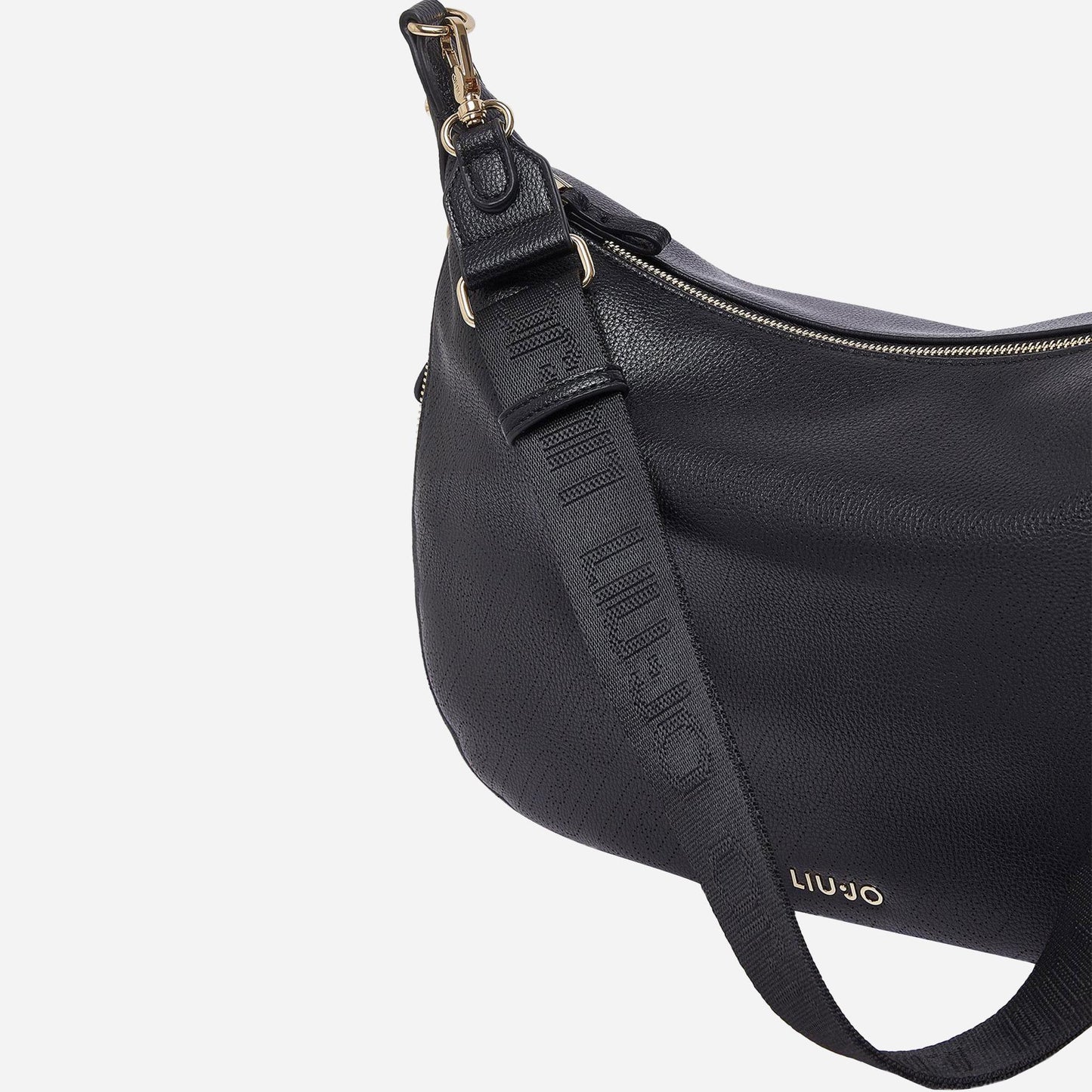 LIU JO Borsa hobo grande laserata BLACK 