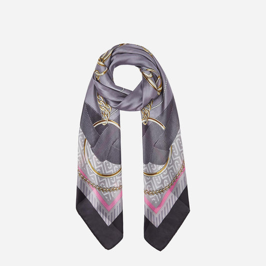 LIU JO Foulard con nastri BLACK 