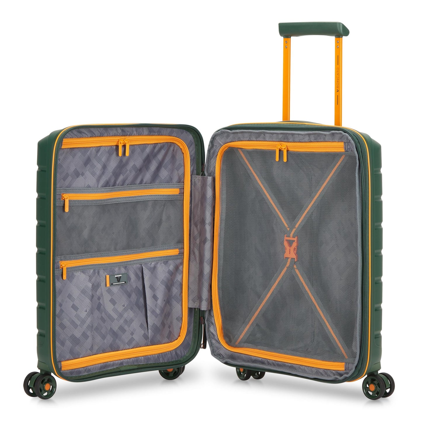 RONCATO Trolley Bagaglio a mano B-FLYING Verde mimetico 
