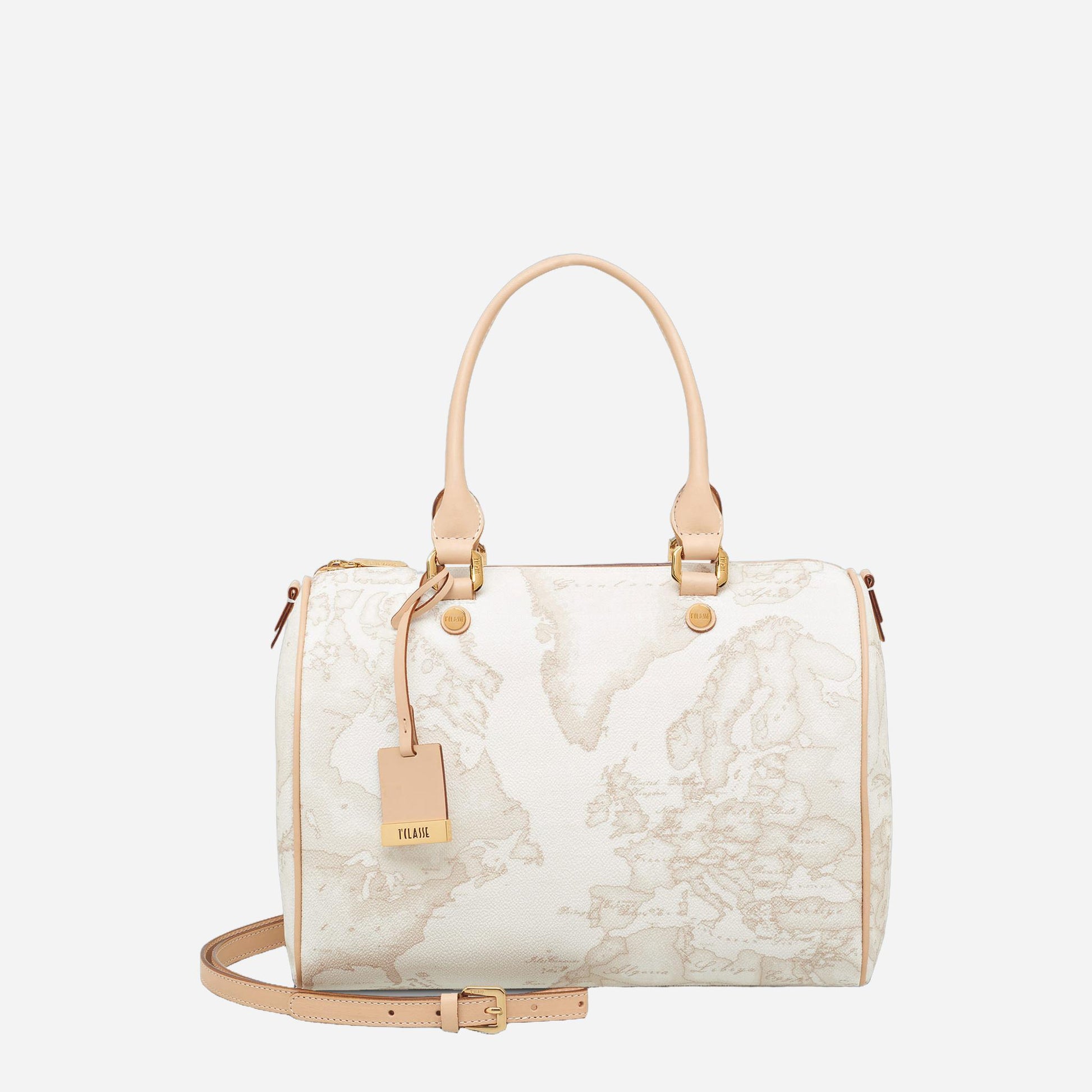 ALVIERO MARTINI Geo White Borsa media a bauletto Geo White 
