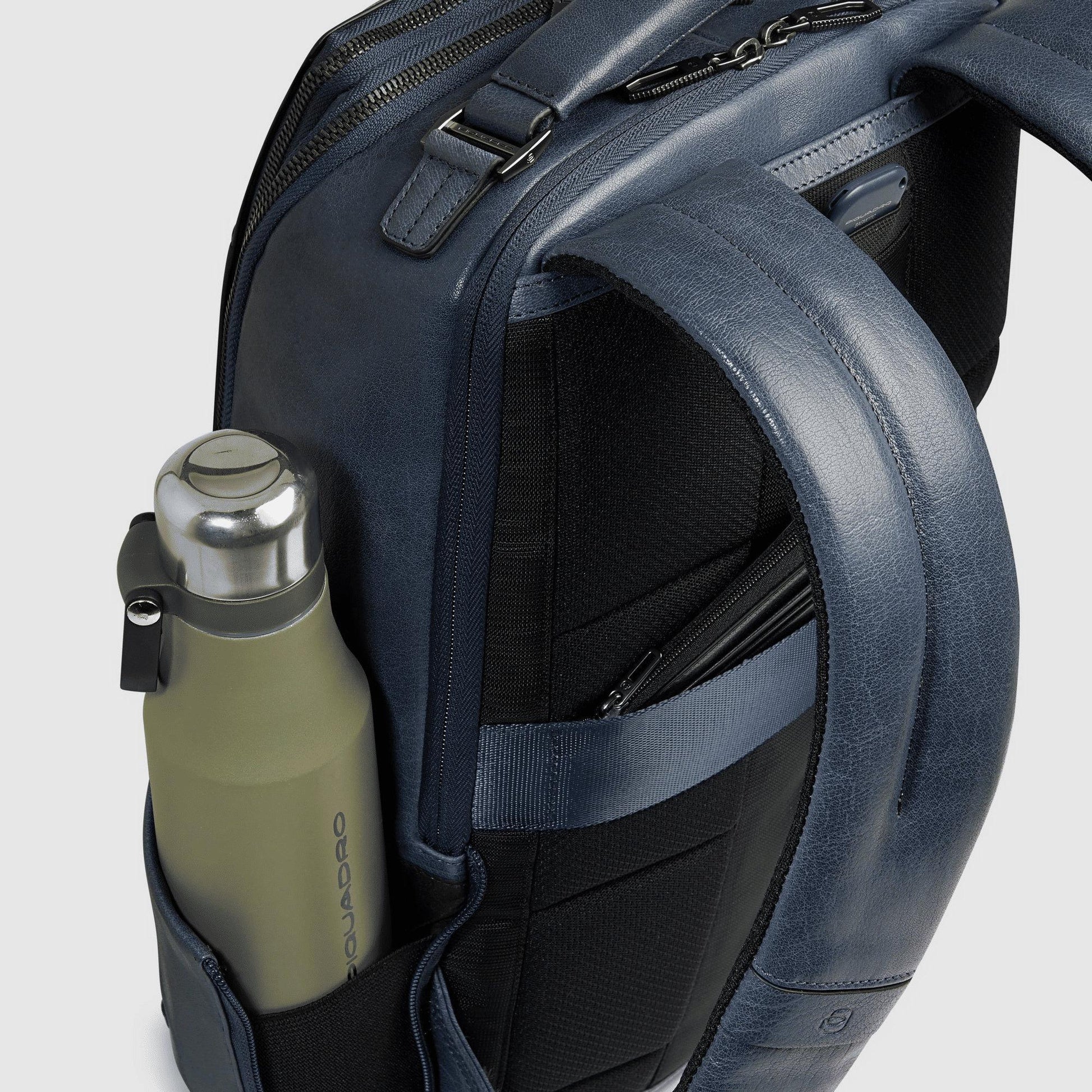 PIQUADRO Zaino porta PC 14'' in pelle Avio 