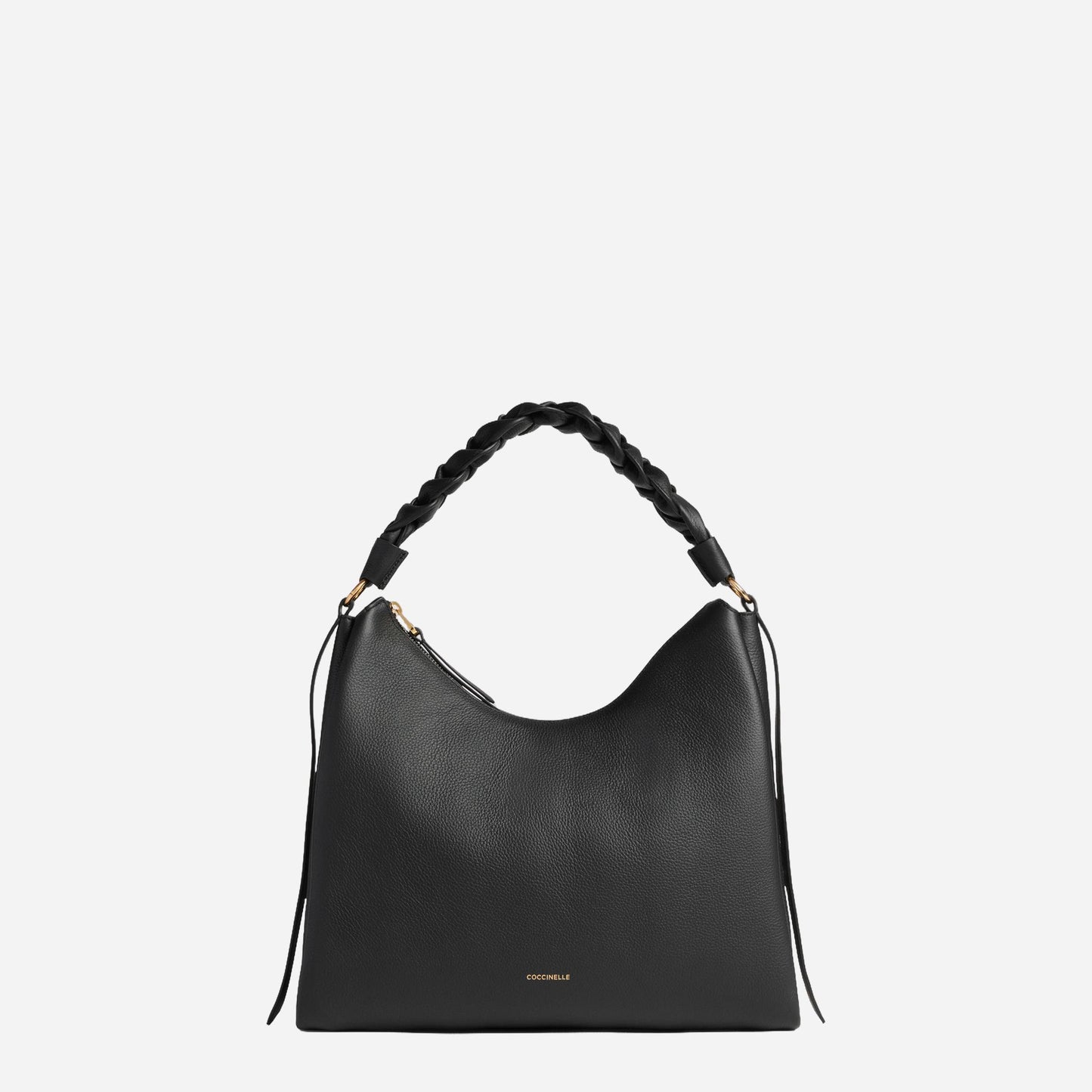 coccinelle Boheme Medium NOIR/COGNAC 