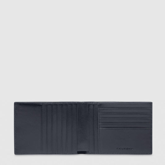 PIQUADRO Portafoglio uomo pelle,12 porta carte di credito Blu 