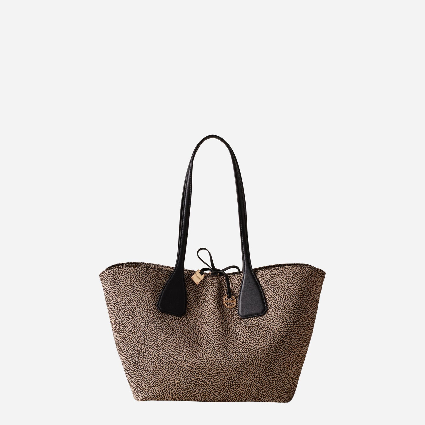 borbonese BORSA SHOPPING M. OP NATURALE/NERO 
