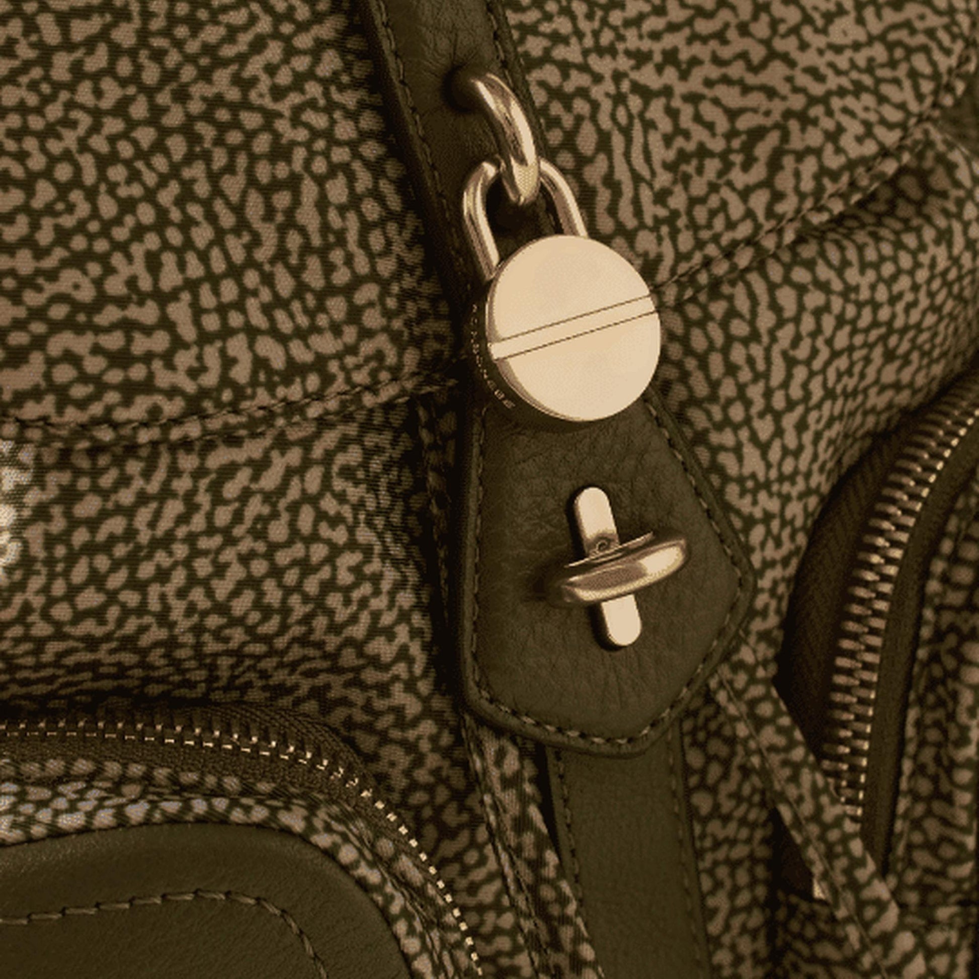 borbonese GEMINI ZAINO MEDIUM Olive 