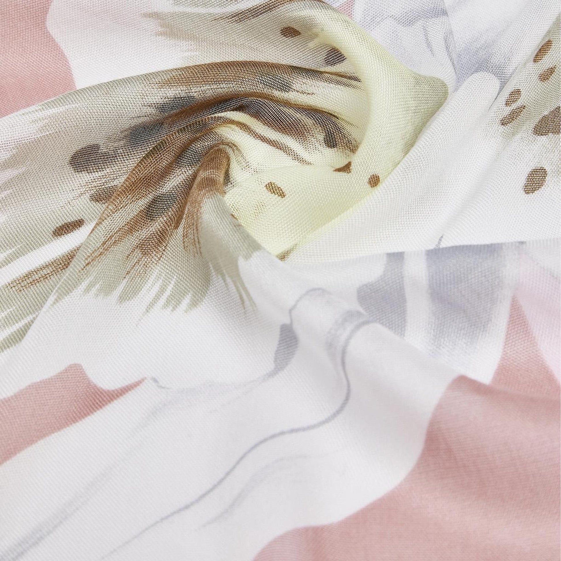LIU JO Foulard grande con orchidea Soft peony 