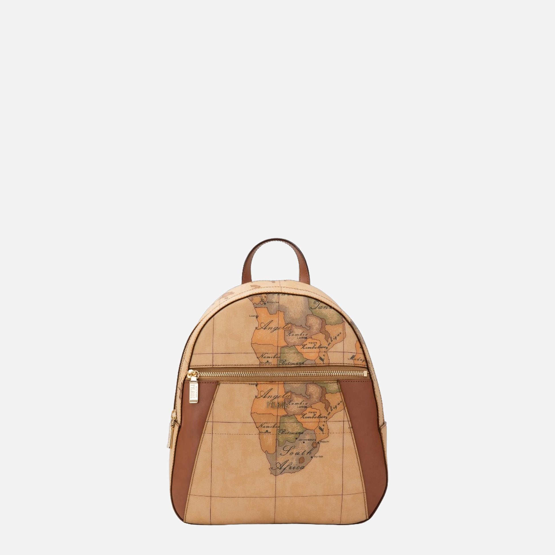 ALVIERO MARTINI Geo Classic zaino con inserti frontali in pelle Geo Classic 