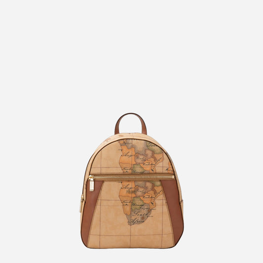 ALVIERO MARTINI Geo Classic zaino con inserti frontali in pelle Geo Classic 