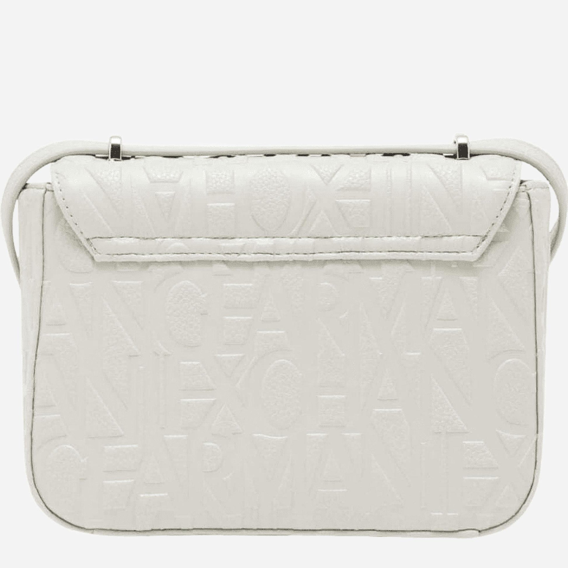 ARMANI EXCHANGE Tracollina logata a tracolla Off White 