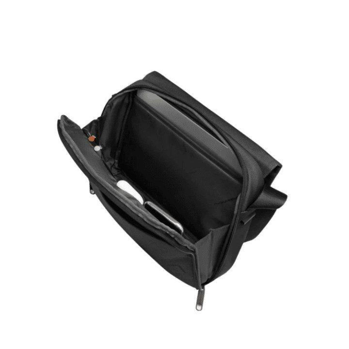 PIQUADRO Messenger porta IPad® 11" in pelle e tessuto Nero 