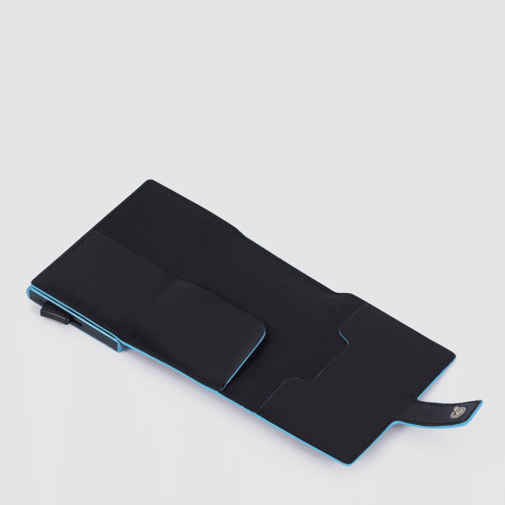PIQUADRO Portacarte di credito in metallo Rosso 