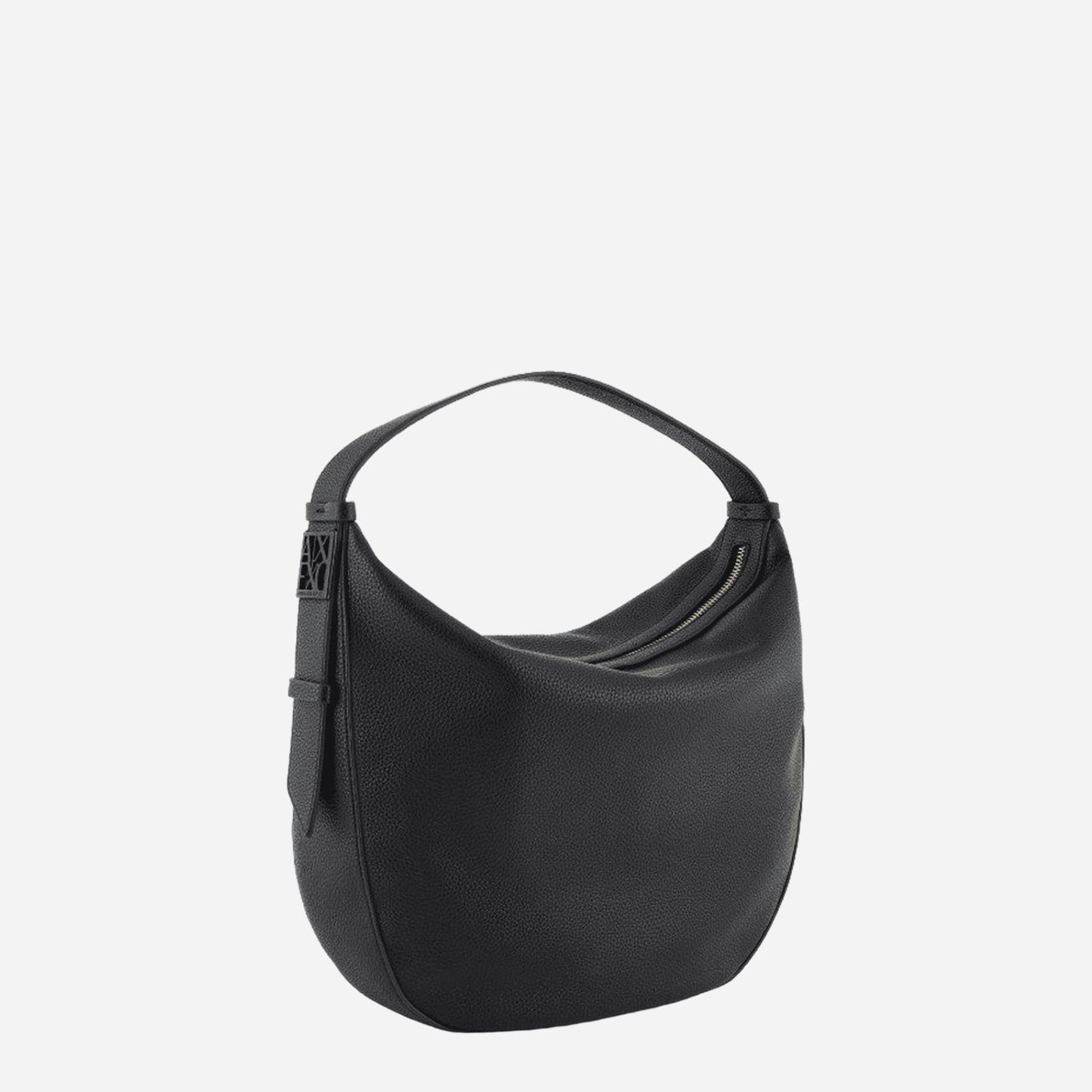 ARMANI EXCHANGE Borsa hobo a spalla media BLACK 