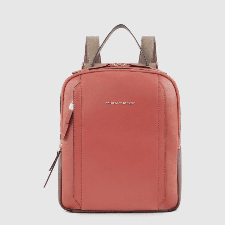 PIQUADRO Zaino donna porta iPad®Pro 12,9" arancio/marrone 