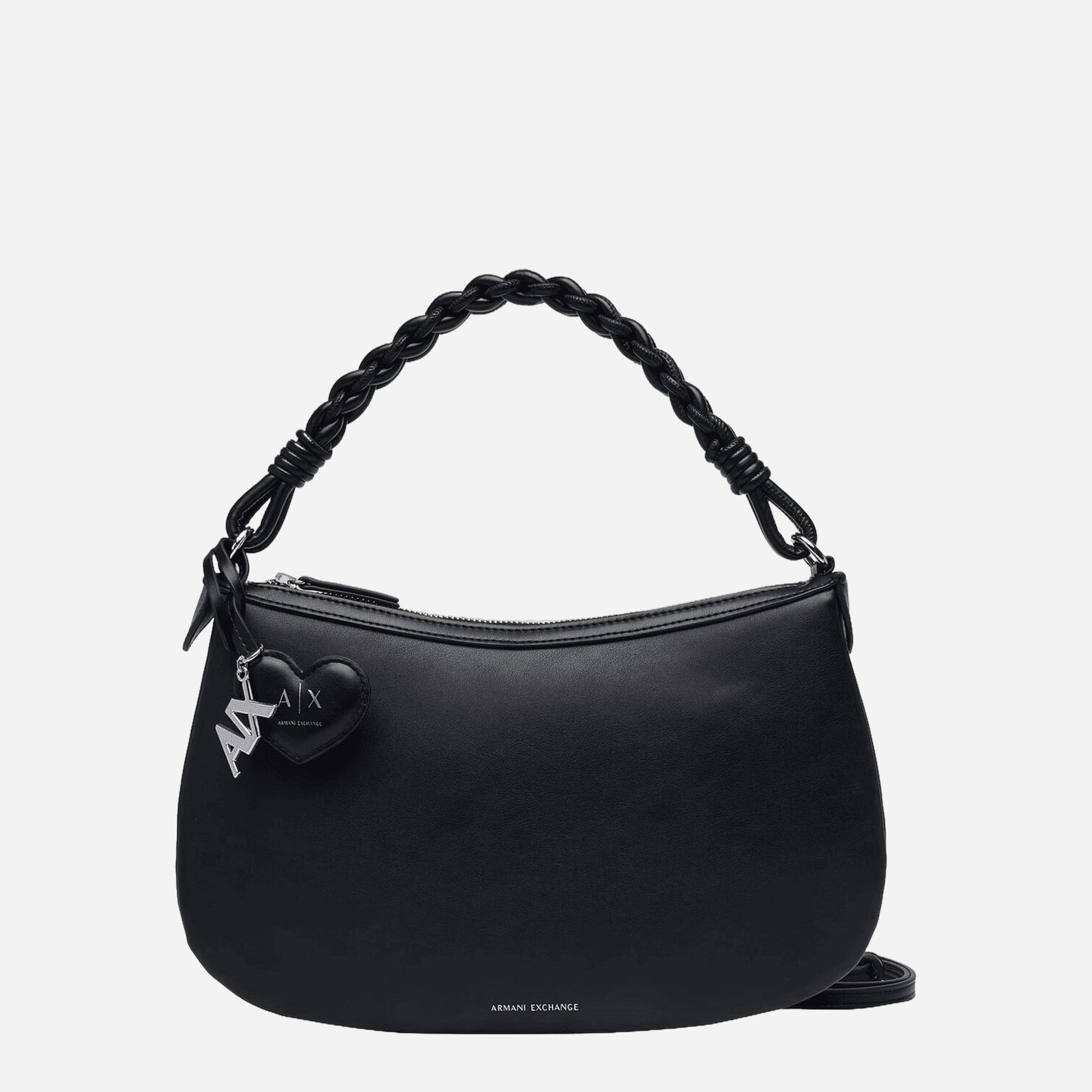 ARMANI EXCHANGE Maya borsa a mano con tracolla BLACK 