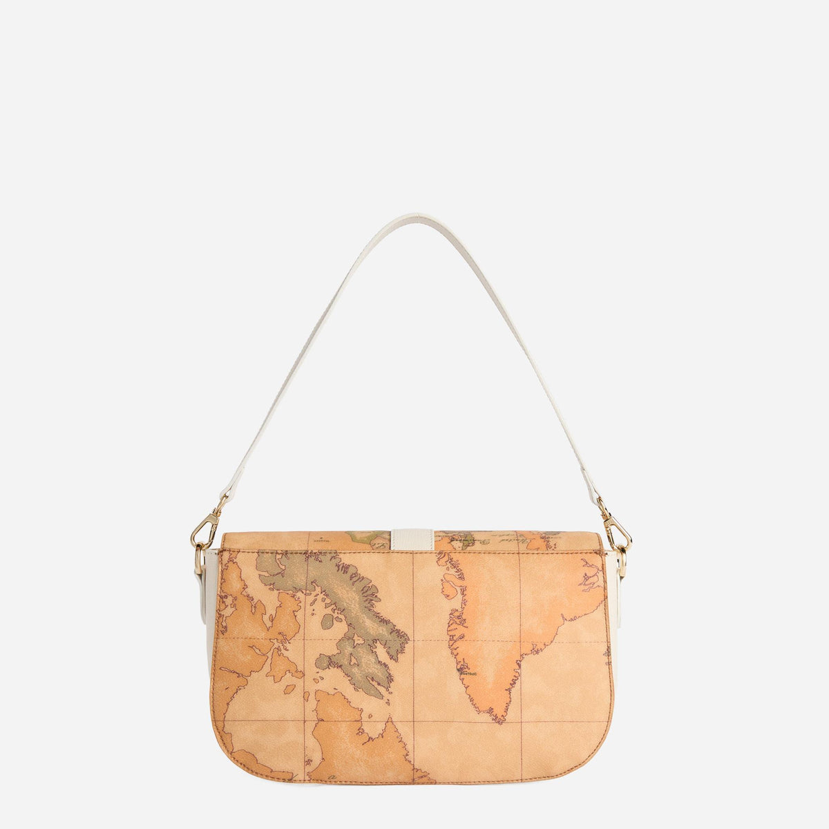 ALVIERO MARTINI Tracolla con patta Avorio 