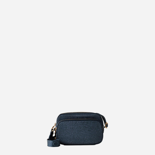 borbonese CAMERA CASE SMALL Blu lapis 