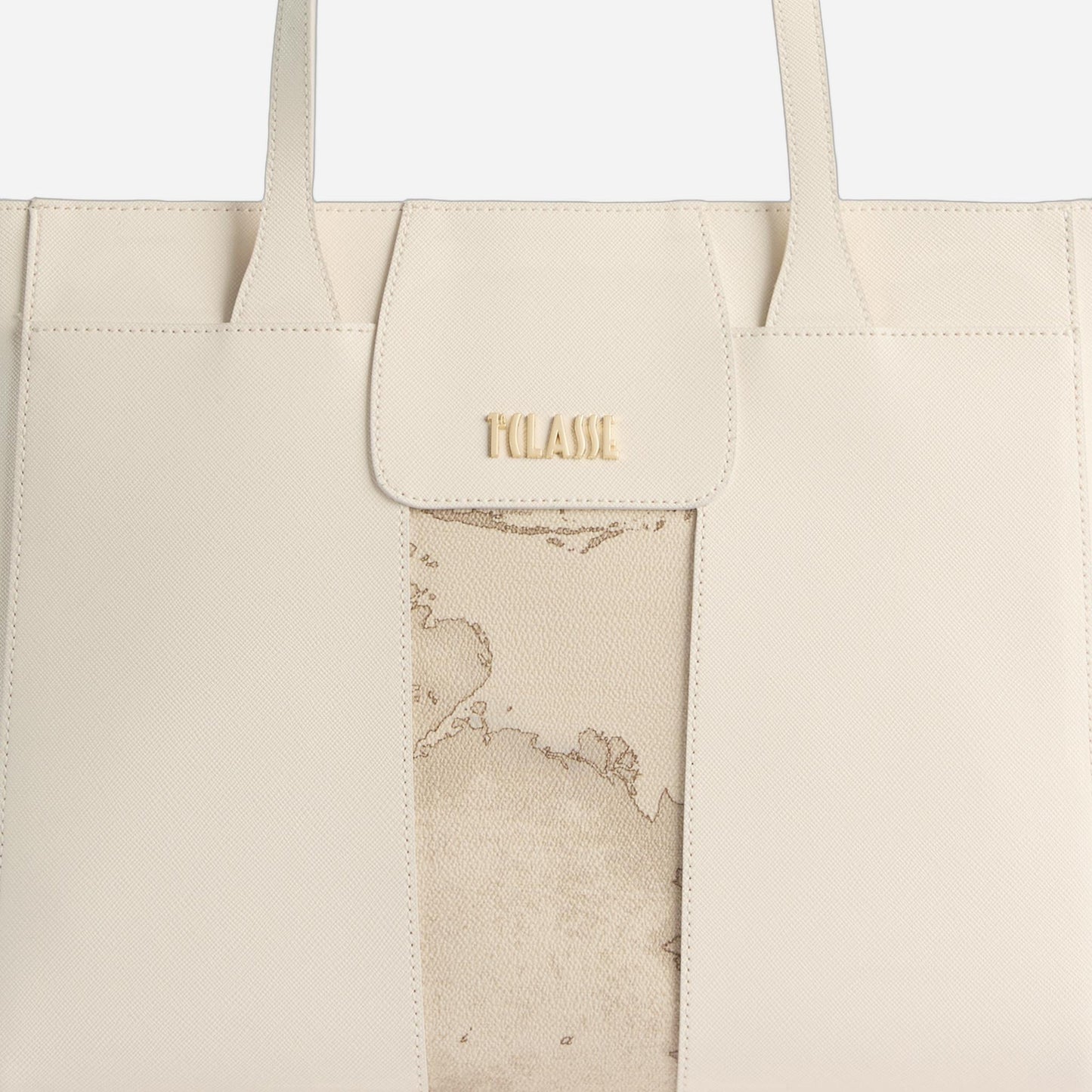 ALVIERO MARTINI Shopper grande Avorio 